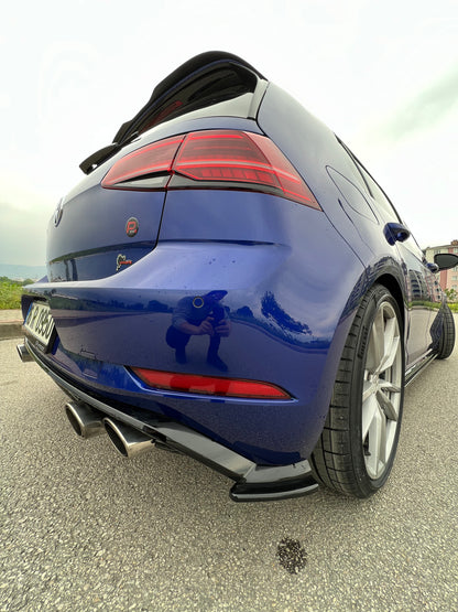 Rear Side Splitters FOR 💫VW VOLKSWAGEN Golf MK 7.5 R 2017-2020💫 