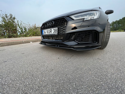 Splitter Anteriore AUDI RS3 8V Facelift Sportback 2017-2019 Versione 3
