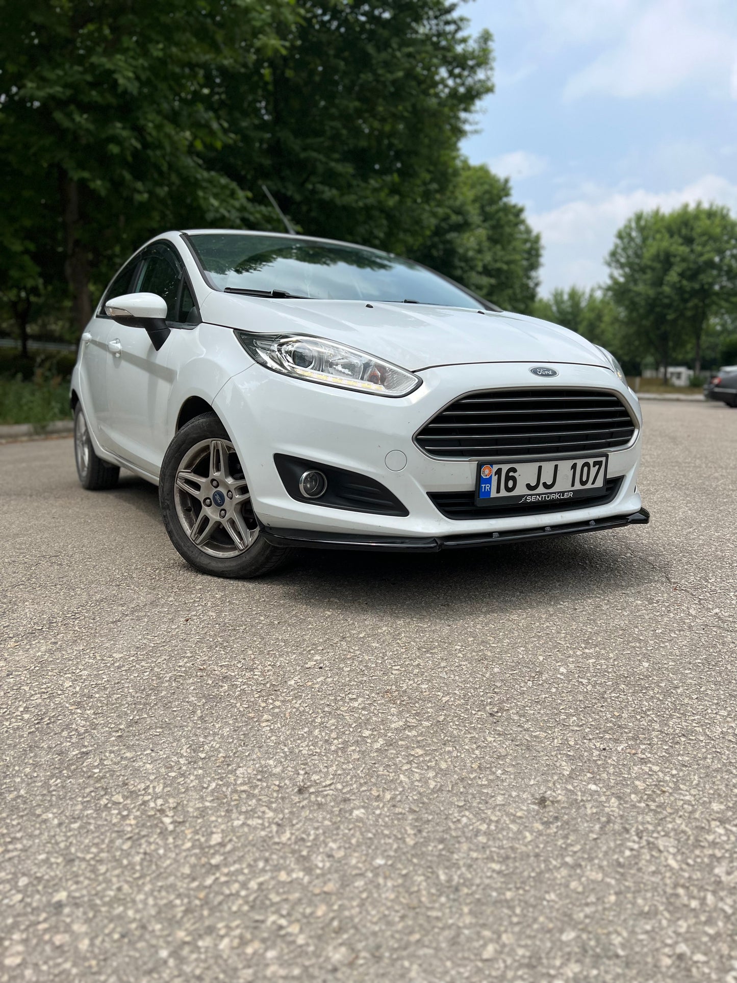 Splitter Anteriore FORD Fiesta MK7 Facelift 2012-2017 Con ABE TÜV