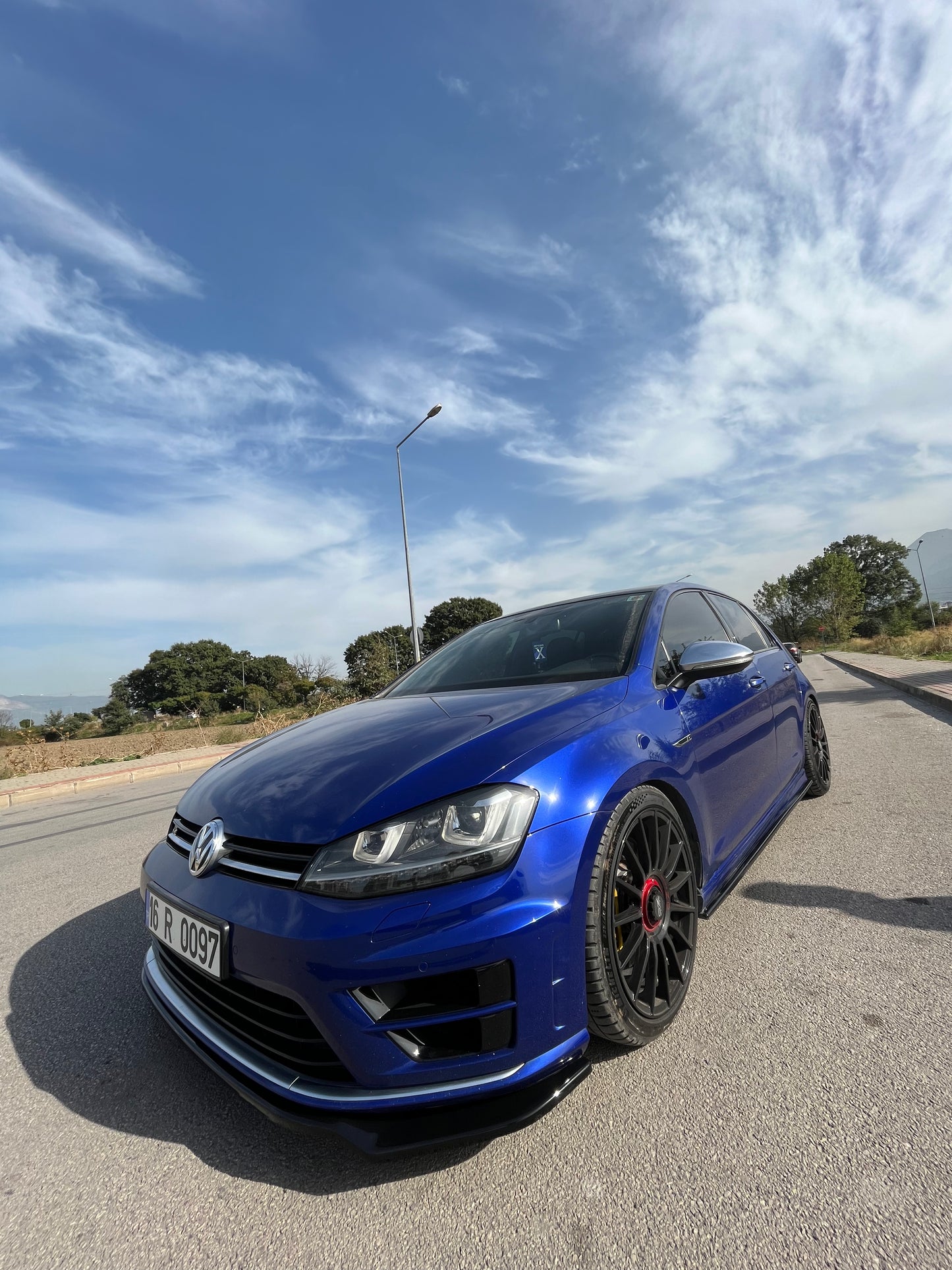 Splitter Anteriore VW VOLKSWAGEN Golf MK 7 R/R Line 2013-2016 Con ABE TÜV