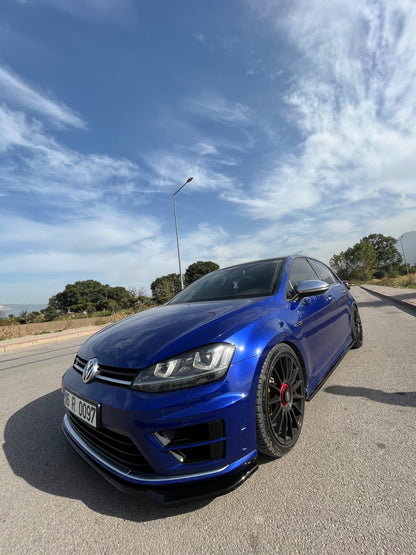 Splitter Anteriore VW VOLKSWAGEN Golf MK 7 R/R Line 2013-2016 Con ABE TÜV