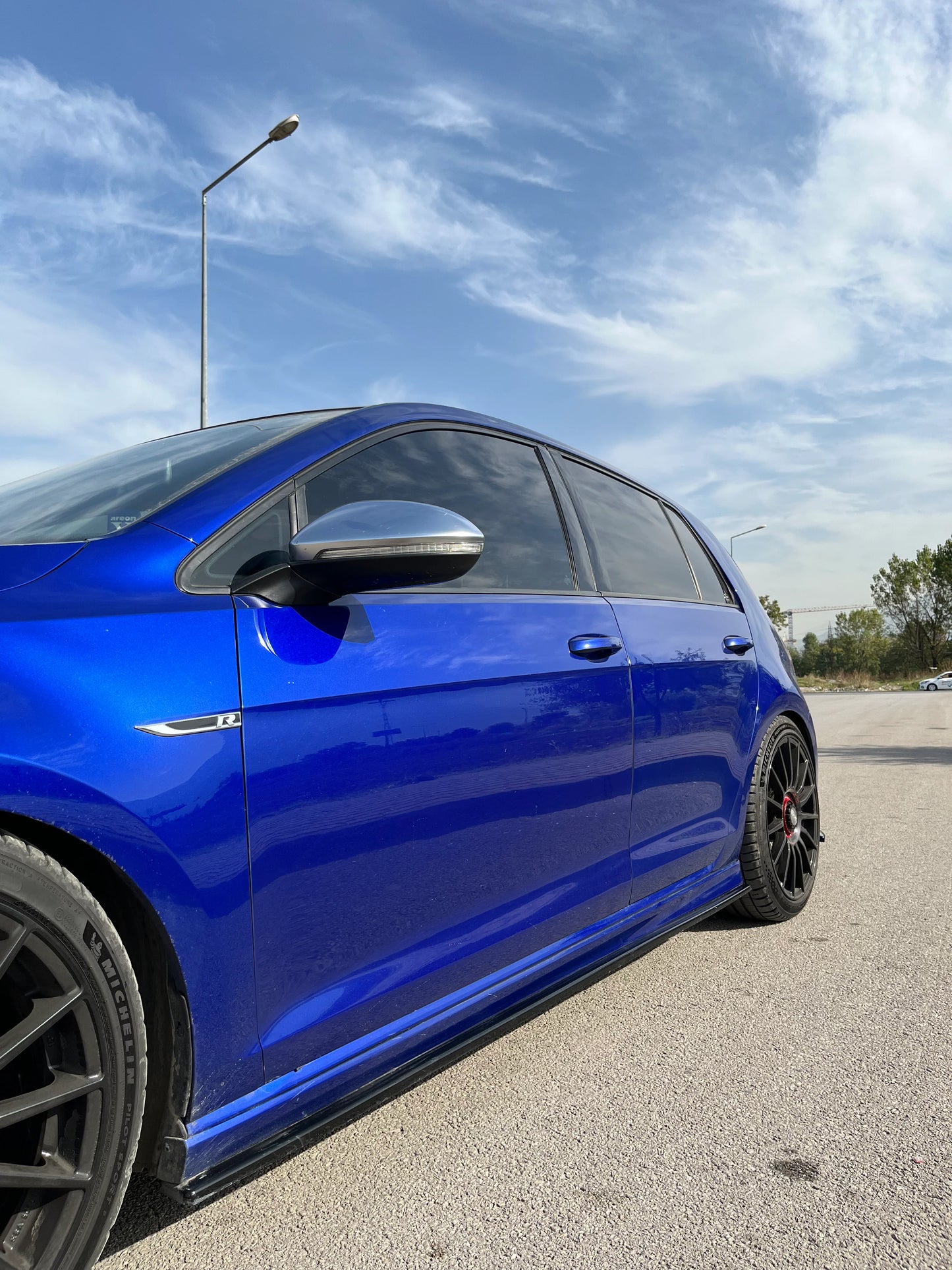 Side Skirts Fit For VW Volkswagen Golf MK 7 R 2013-2016 (2 Pcs)