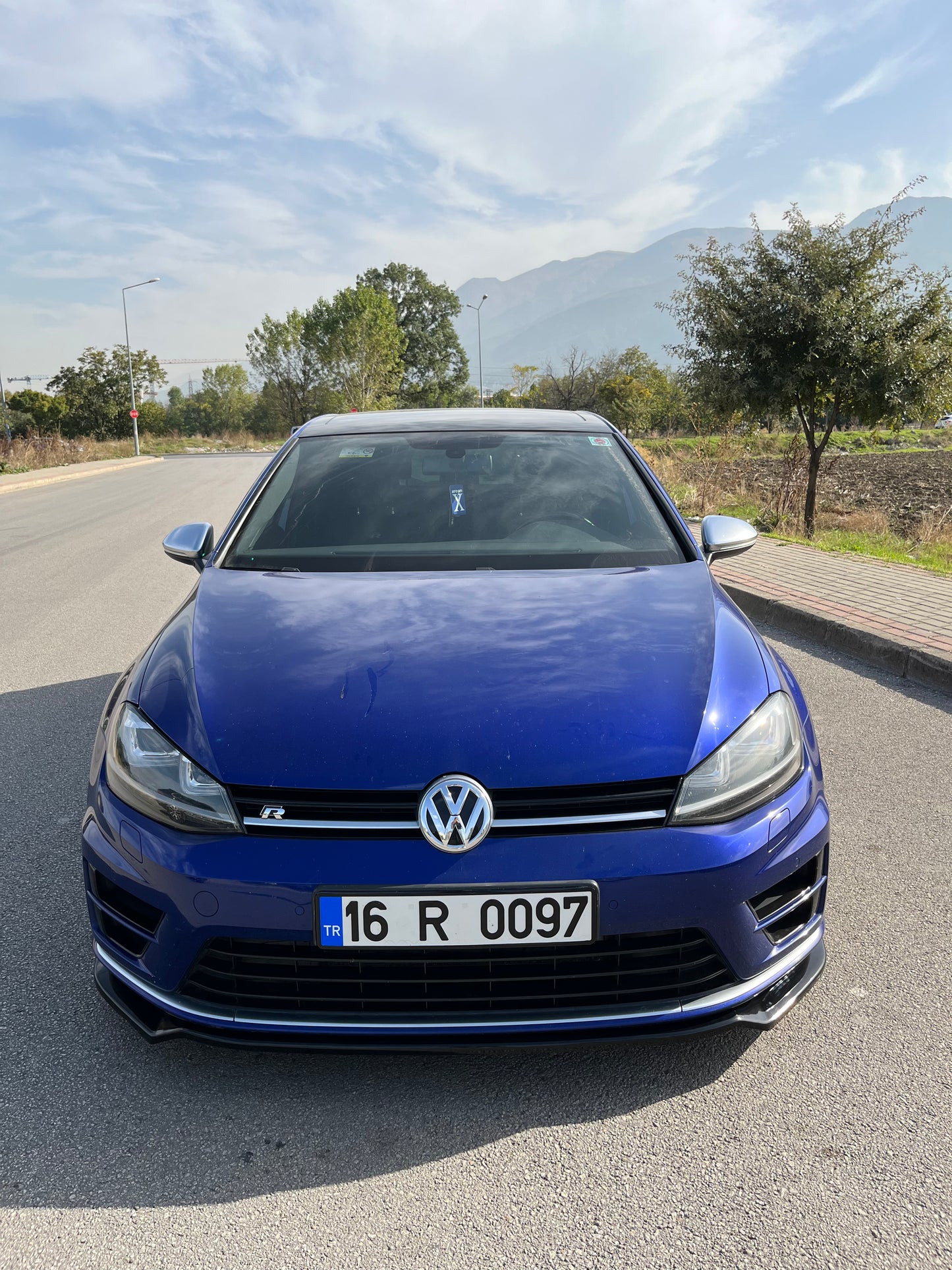 Splitter Anteriore VW VOLKSWAGEN Golf MK 7 R/R Line 2013-2016 Con ABE TÜV