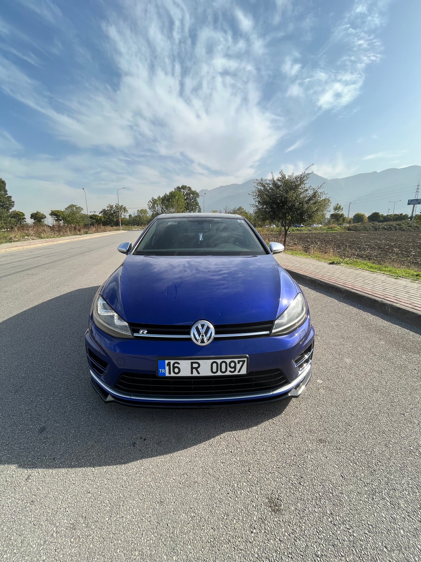 Splitter Anteriore VW VOLKSWAGEN Golf MK 7 R/R Line 2013-2016 Con ABE TÜV