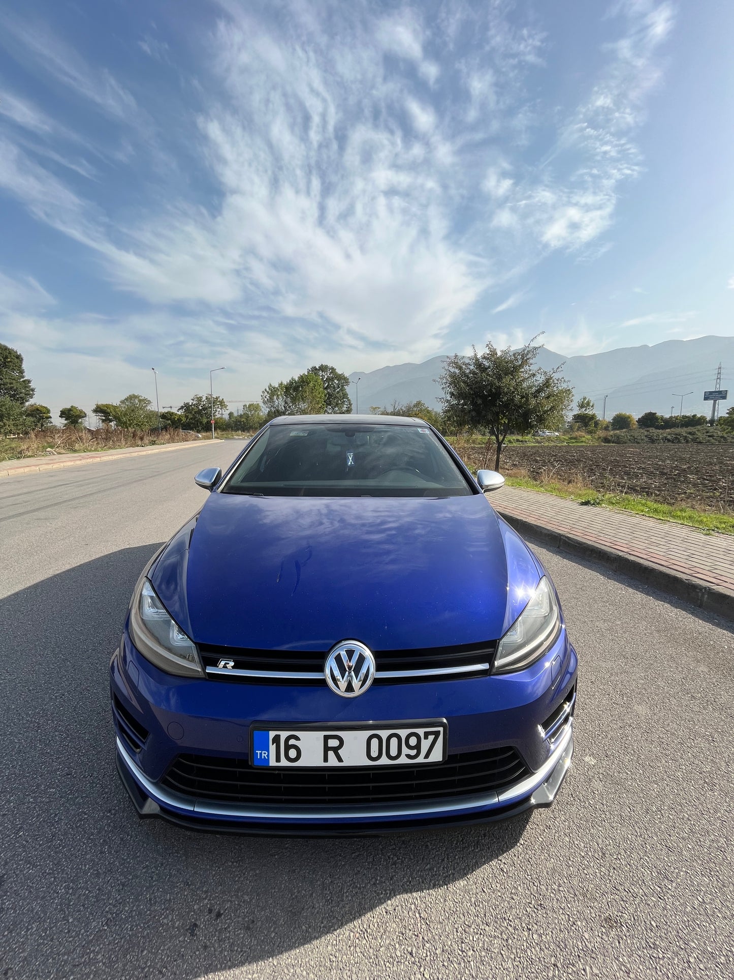Splitter Anteriore VW VOLKSWAGEN Golf MK 7 R/R Line 2013-2016 Con ABE TÜV
