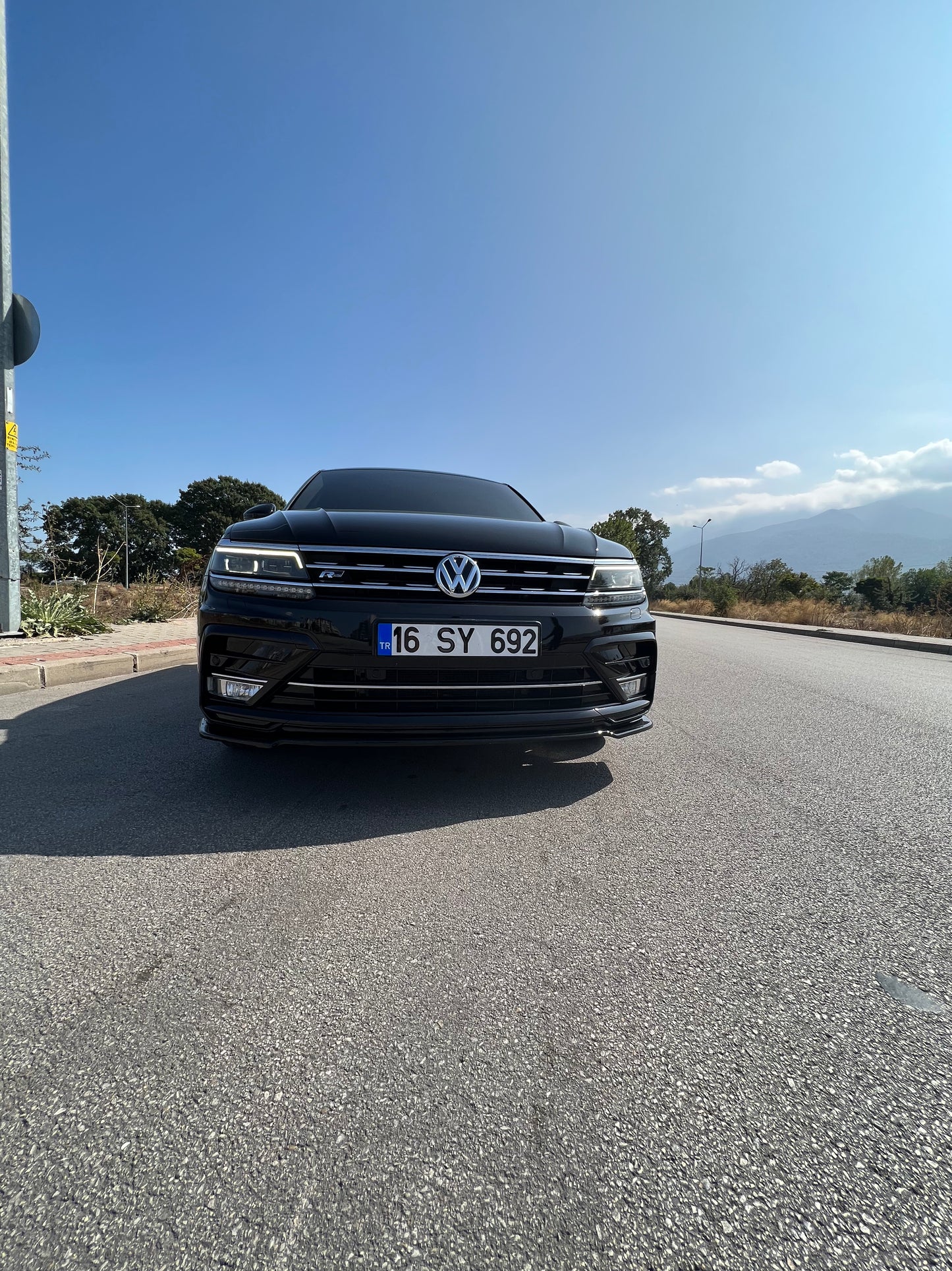 Splitter Anteriore VOLKSWAGEN Tiguan MK2 R-Line 2015-2020 Con ABE TÜV