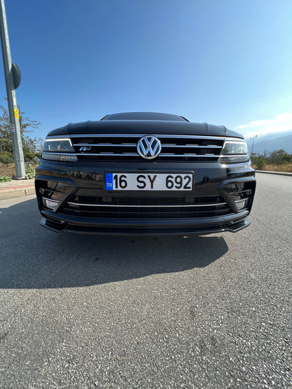 Splitter Anteriore VOLKSWAGEN Tiguan MK2 R-Line 2015-2020 Con ABE TÜV