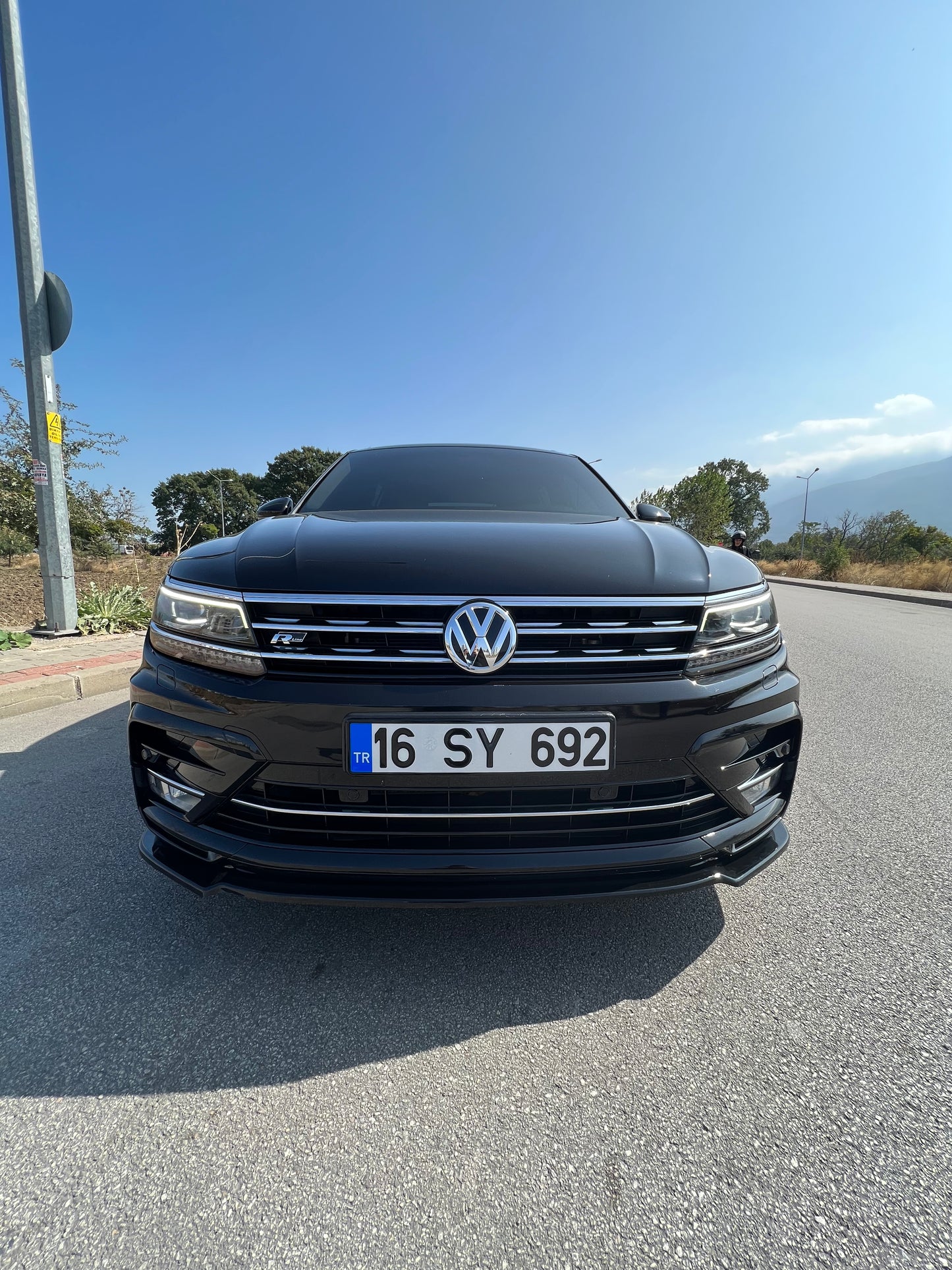 Splitter Anteriore VOLKSWAGEN Tiguan MK2 R-Line 2015-2020 Con ABE TÜV