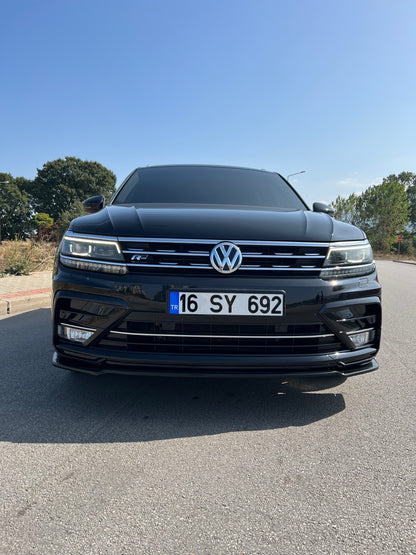 Splitter Anteriore VOLKSWAGEN Tiguan MK2 R-Line 2015-2020 Con ABE TÜV