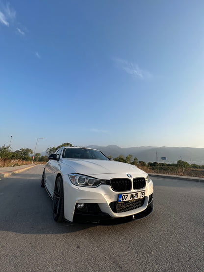 Splitter Anteriore BMW Serie 3 F30 M-Pack 2012-2019 Con Flap Con ABE TÜV