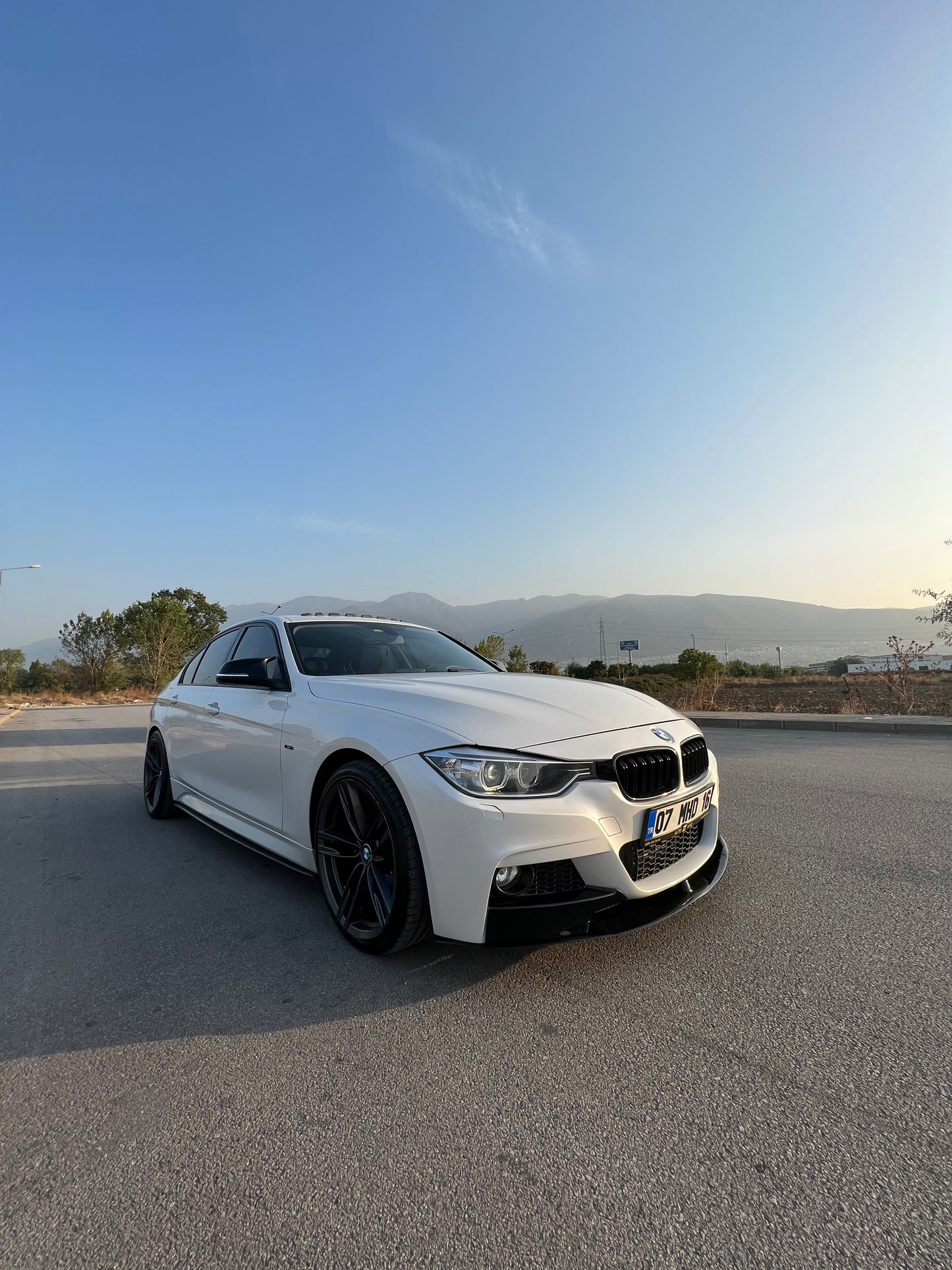 Splitter Anteriore BMW Serie 3 F30 M-Pack 2012-2019 Con Flap Con ABE TÜV