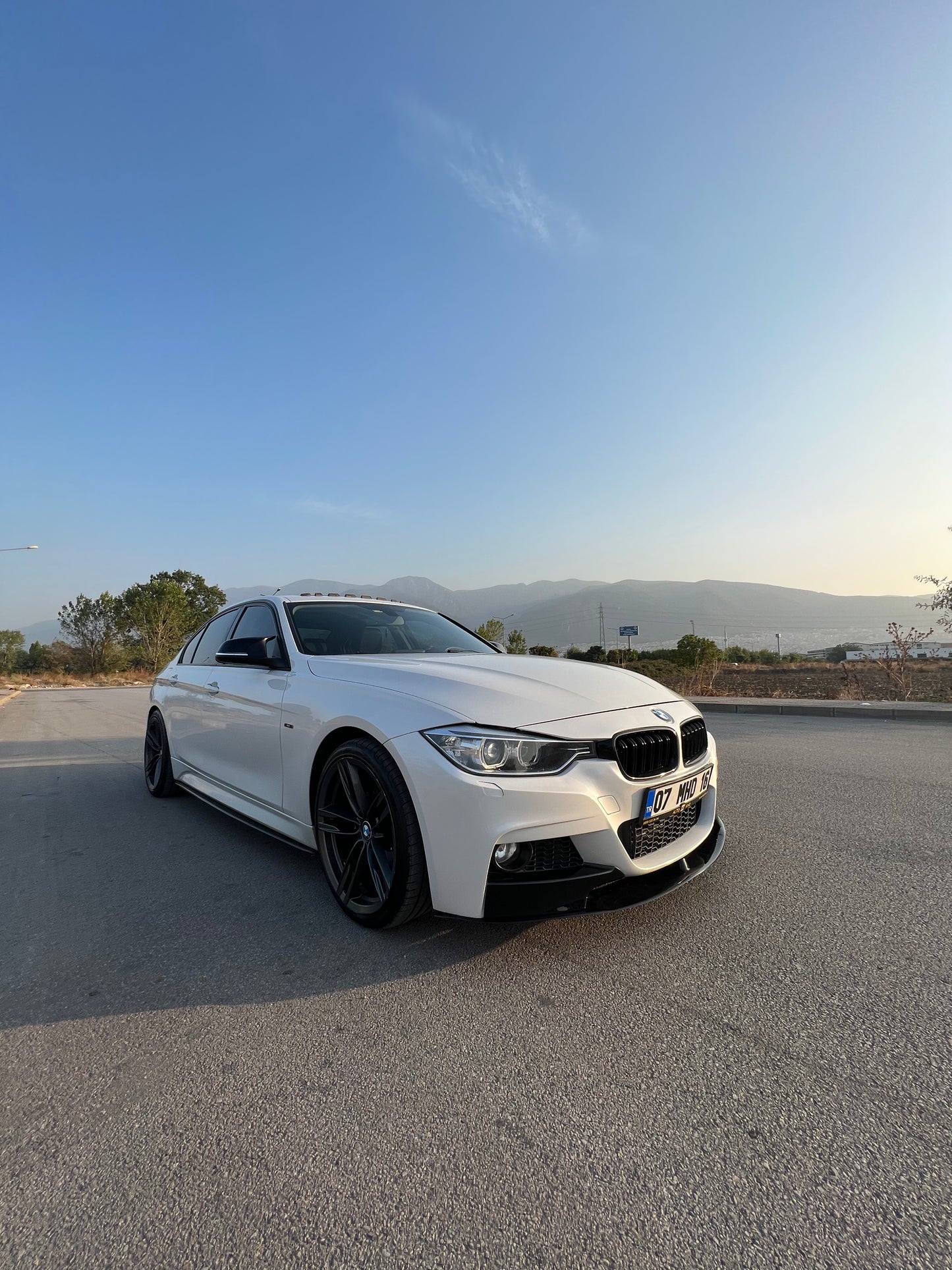 Splitter Anteriore BMW Serie 3 F30 M-Pack 2012-2019 Con Flap Con ABE TÜV