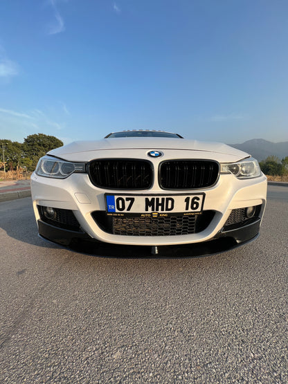 Splitter Anteriore BMW Serie 3 F30 M-Pack 2012-2019 Con Flap Con ABE TÜV