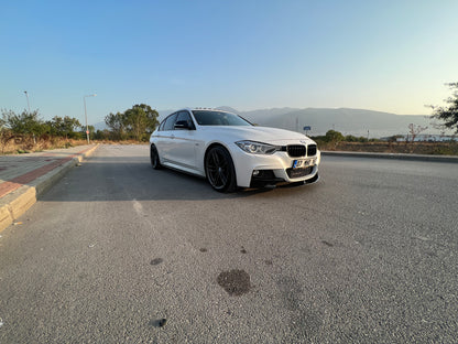 Splitter Anteriore BMW Serie 3 F30 M-Pack 2012-2019 Con Flap Con ABE TÜV