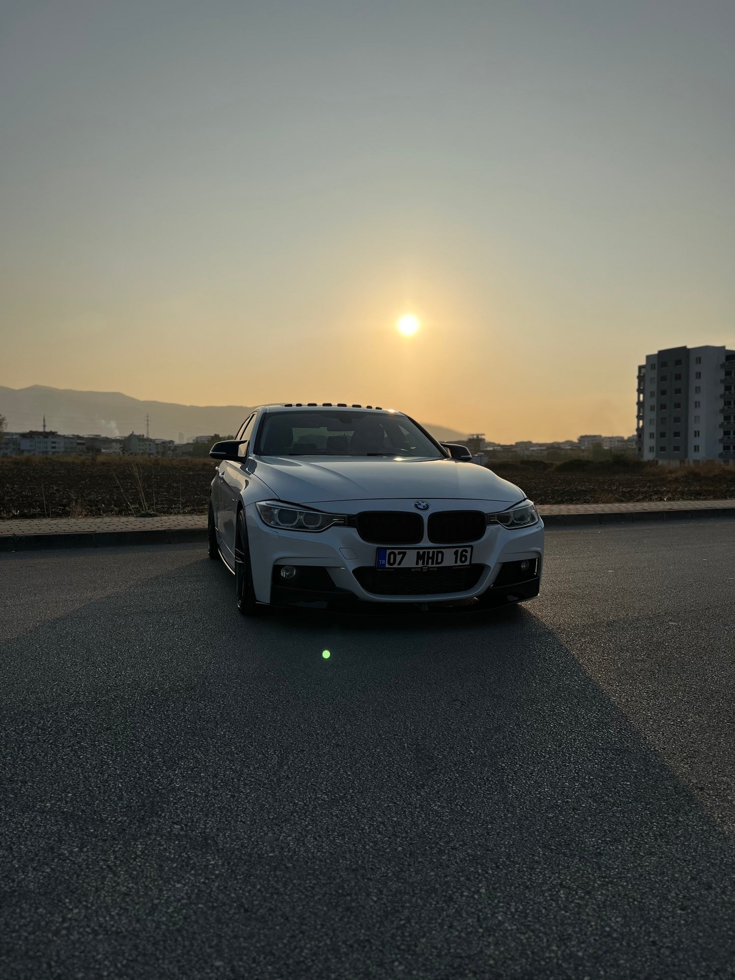 Splitter Anteriore BMW Serie 3 F30 M-Pack 2012-2019 Con Flap Con ABE TÜV