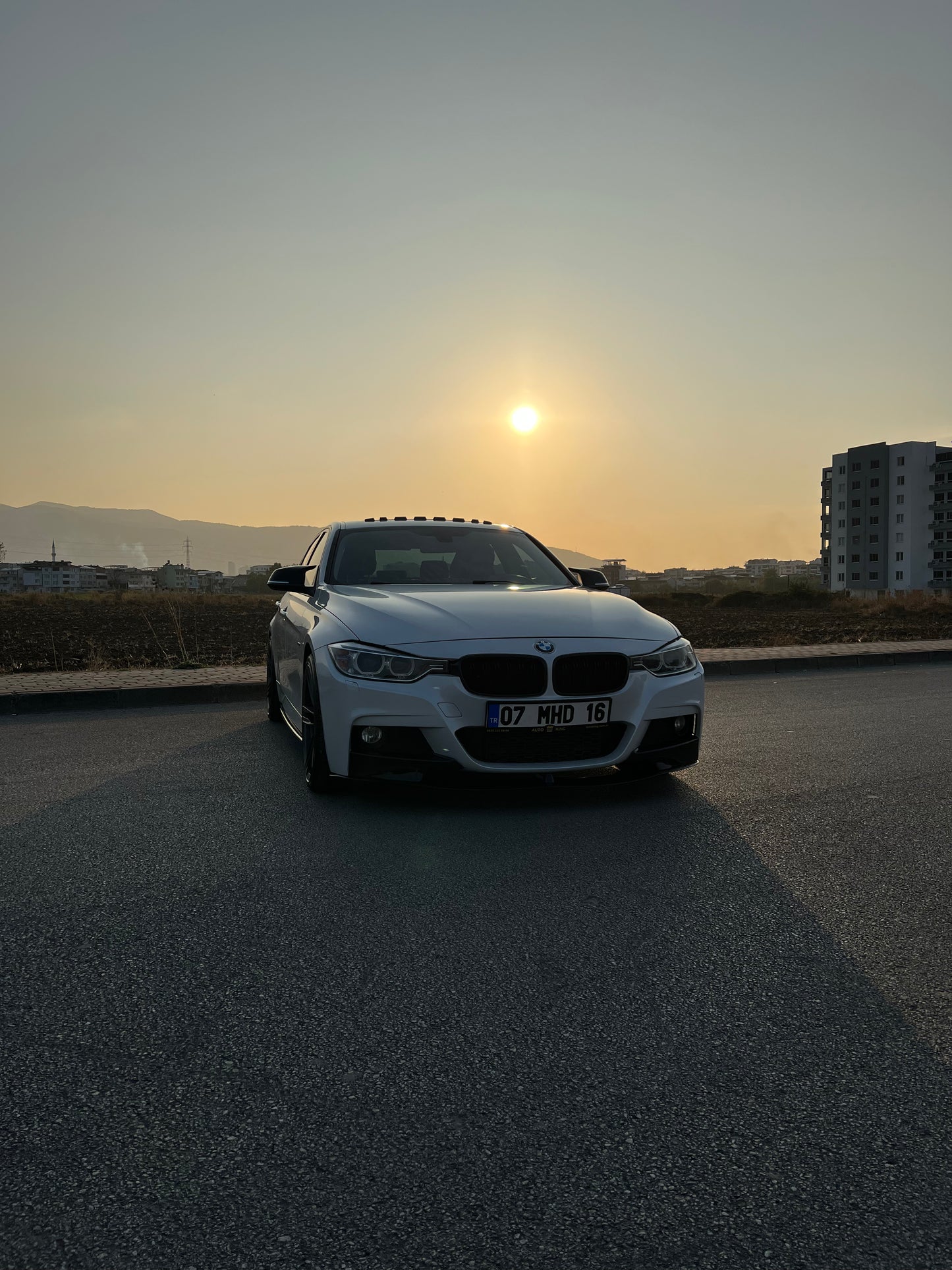 Splitter Anteriore BMW Serie 3 F30 M-Pack 2012-2019 Con Flap Con ABE TÜV