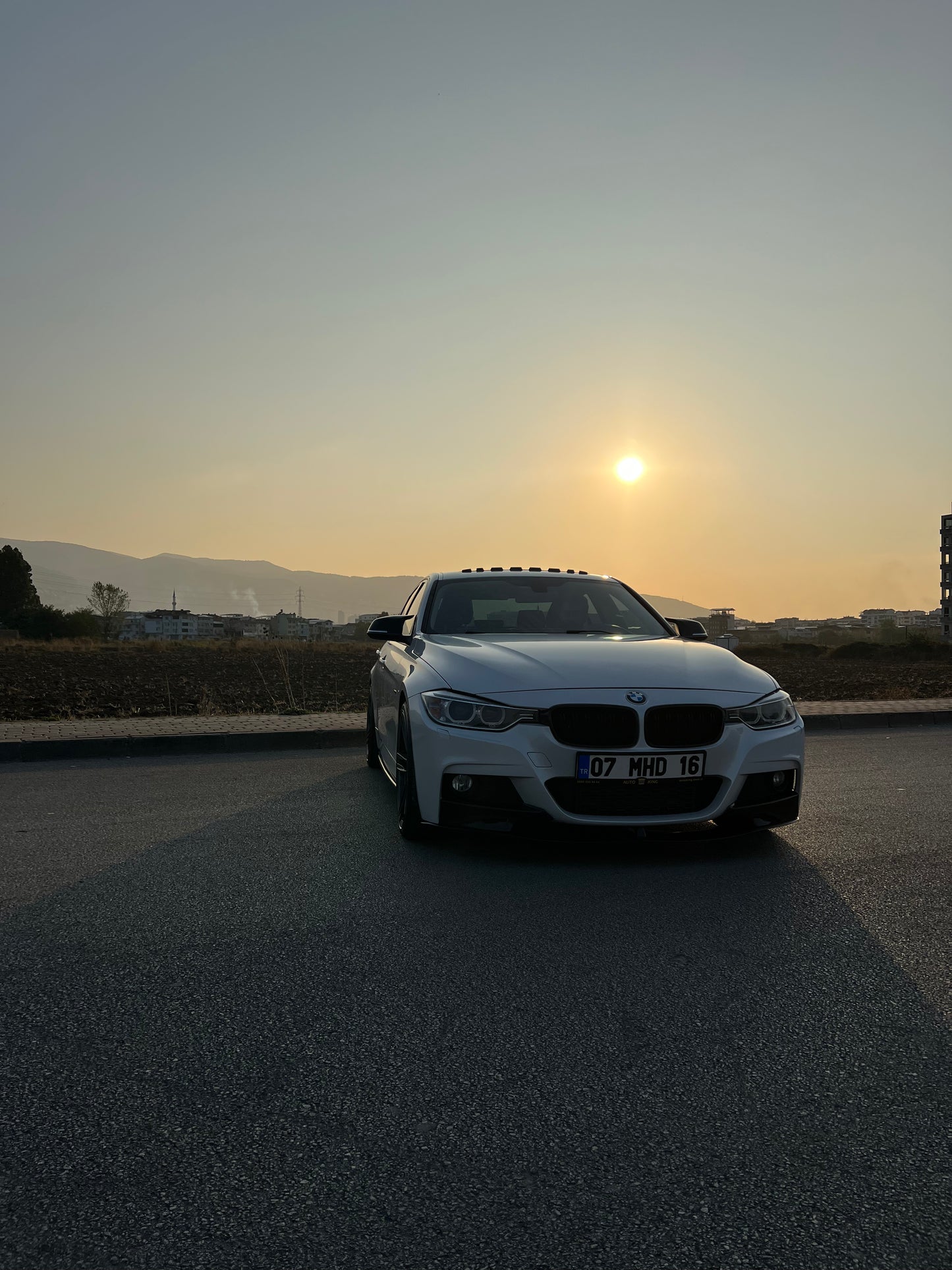 Splitter Anteriore BMW Serie 3 F30 M-Pack 2012-2019 Con Flap Con ABE TÜV