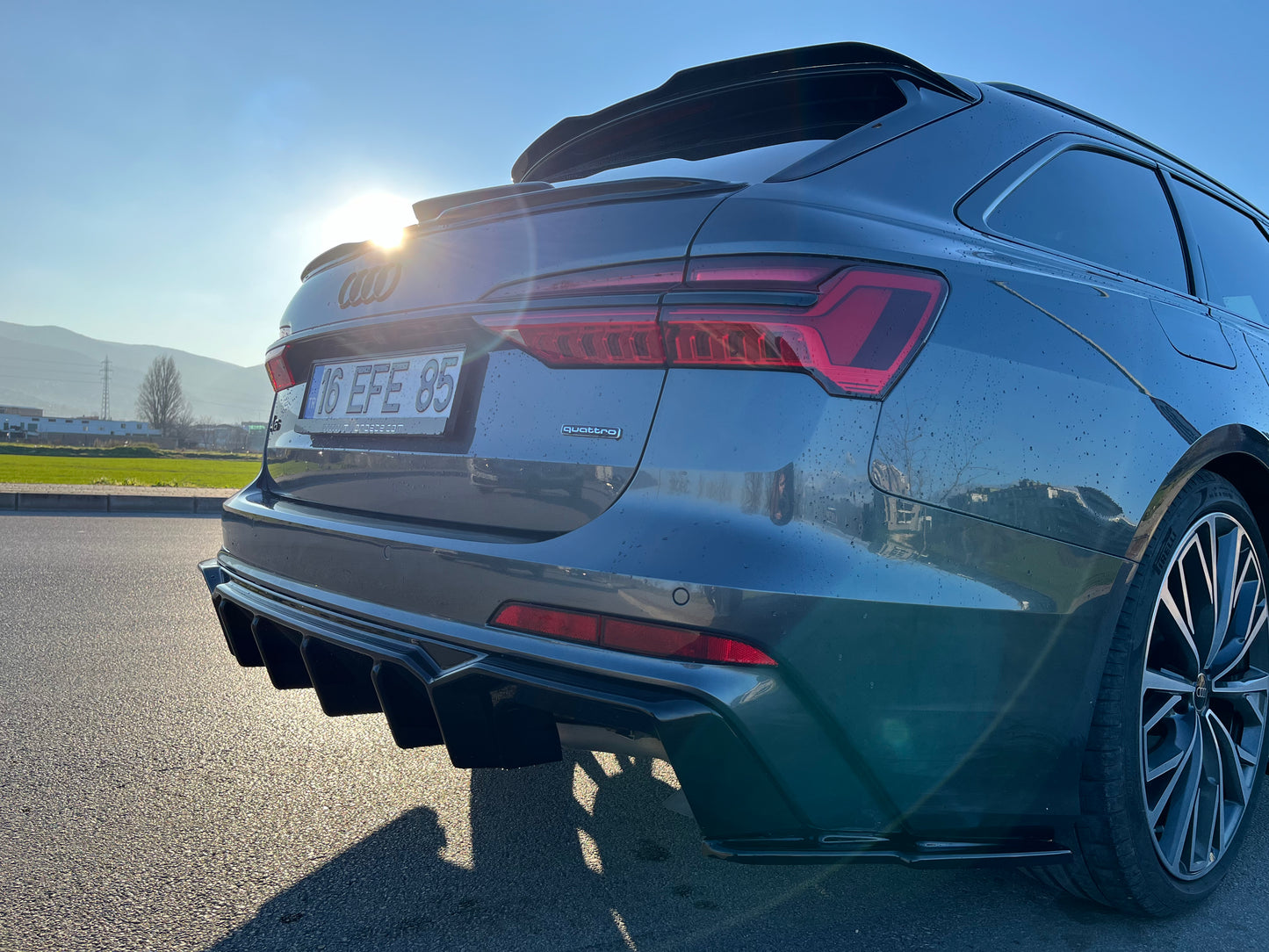 ✨✨DIFFUSORE ADATTO PER AUDI S6 C8 (Sedan-Avant) 2019+/ AUDI A6 C8 S-Line✨✨