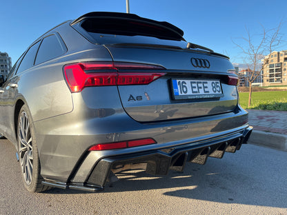 Splitter Laterali Posteriori ADATTI PER 💫💫AUDI S6 C8 (Sedan-Avant) 2019+💫💫