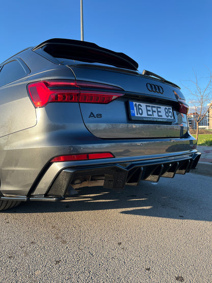 Splitter Laterali Posteriori ADATTI PER 💫💫AUDI S6 C8 (Sedan-Avant) 2019+💫💫