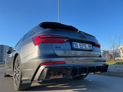 ✨✨DIFFUSORE ADATTO PER AUDI S6 C8 (Sedan-Avant) 2019+/ AUDI A6 C8 S-Line✨✨