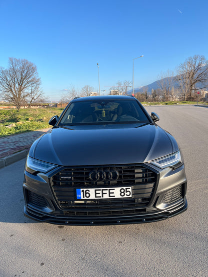 Splitter Anteriore AUDI A6 S-Line / S6 C8 (Sedan-Avant) 2019+ Senza ABE TÜV