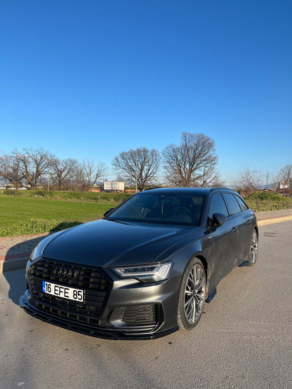 Splitter Anteriore AUDI A6 S-Line / S6 C8 (Sedan-Avant) 2019+ Senza ABE TÜV