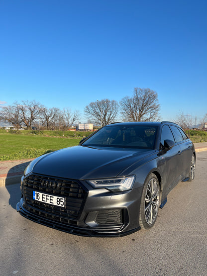 Splitter Anteriore AUDI A6 S-Line / S6 C8 (Sedan-Avant) 2019+ Senza ABE TÜV