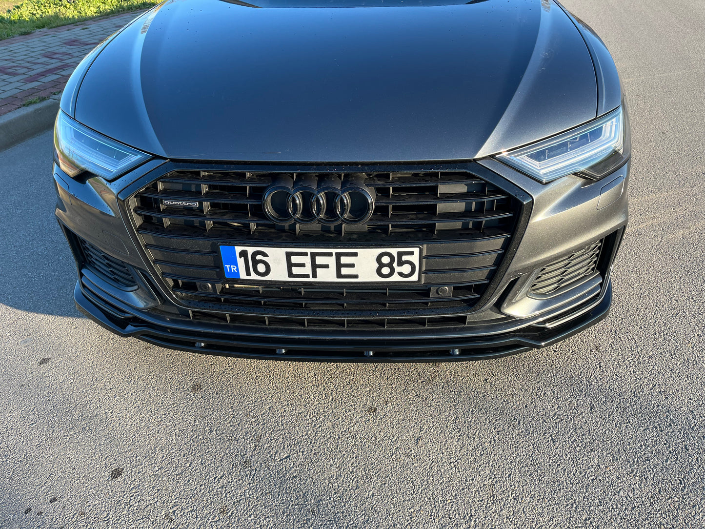 Front Splitter AUDI A6 S-Line / S6 C8 2019+ With ABE TÜV 