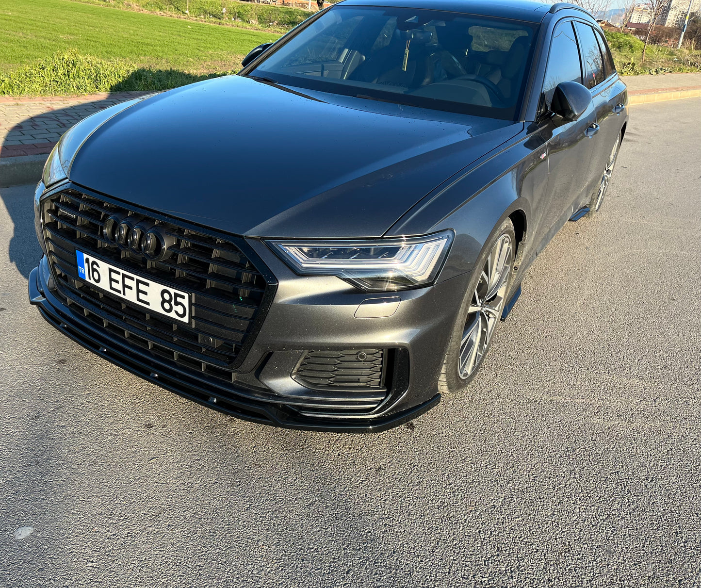 Splitter Anteriore AUDI A6 S-Line / S6 C8 (Sedan-Avant) 2019+ Senza ABE TÜV