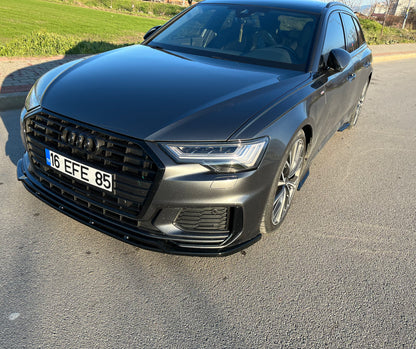 Splitter Anteriore AUDI A6 S-Line / S6 C8 (Sedan-Avant) 2019+ Senza ABE TÜV