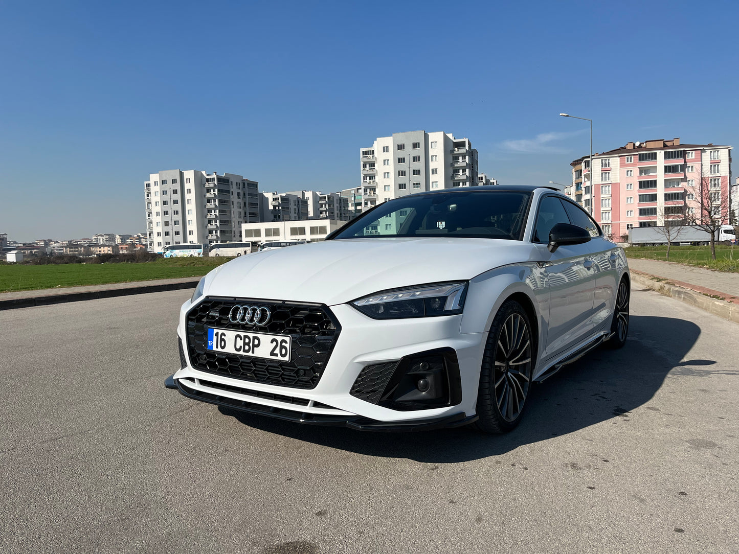 Splitter Anteriore AUDI A5 S-Line / S5 F5 Facelift 2019+ Con ABE TÜV