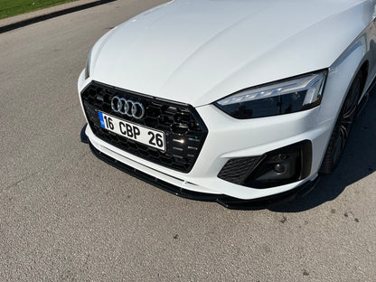 Splitter Anteriore AUDI A5 S-Line / S5 F5 Facelift 2019+ Con ABE TÜV