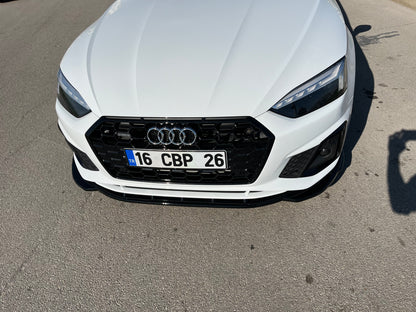 Splitter Anteriore AUDI A5 S-Line / S5 F5 Facelift 2019+ Con ABE TÜV