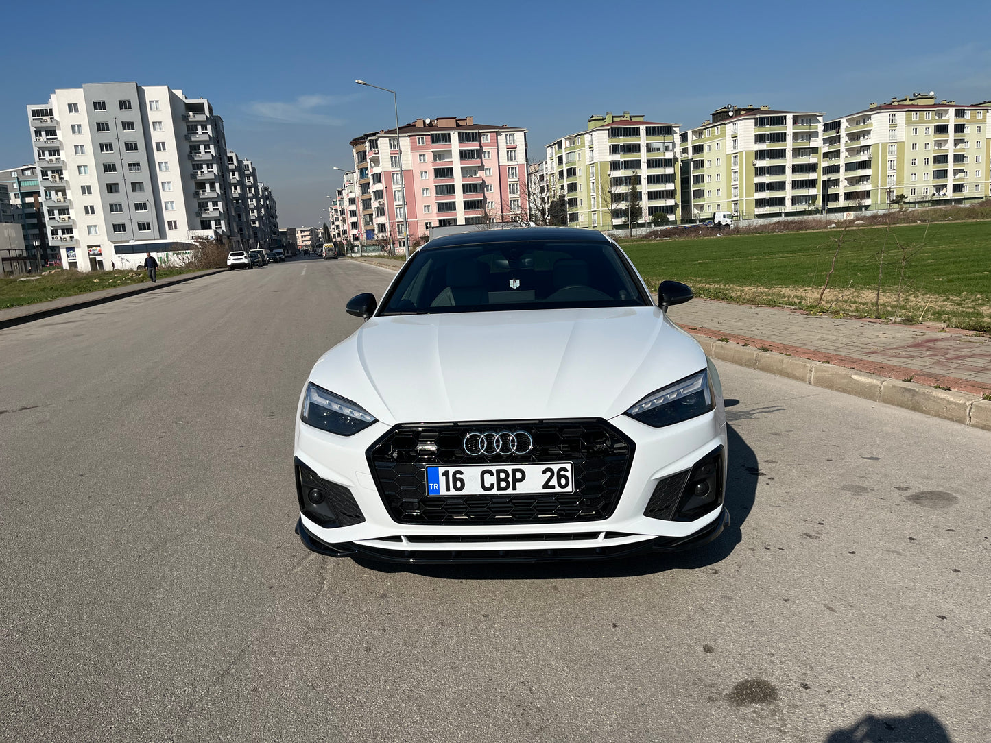 Splitter Anteriore AUDI A5 S-Line / S5 F5 Facelift 2019+ Con ABE TÜV
