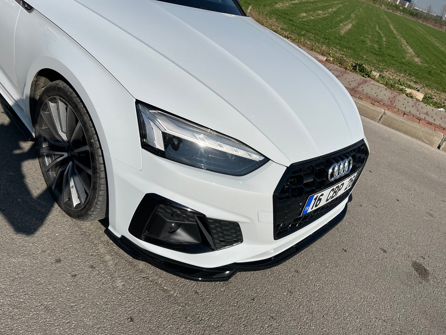 Splitter Anteriore AUDI A5 S-Line / S5 F5 Facelift 2019+ Con ABE TÜV