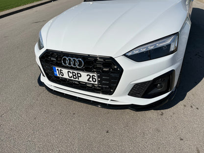 Splitter Anteriore AUDI A5 S-Line / S5 F5 Facelift 2019+ Con ABE TÜV
