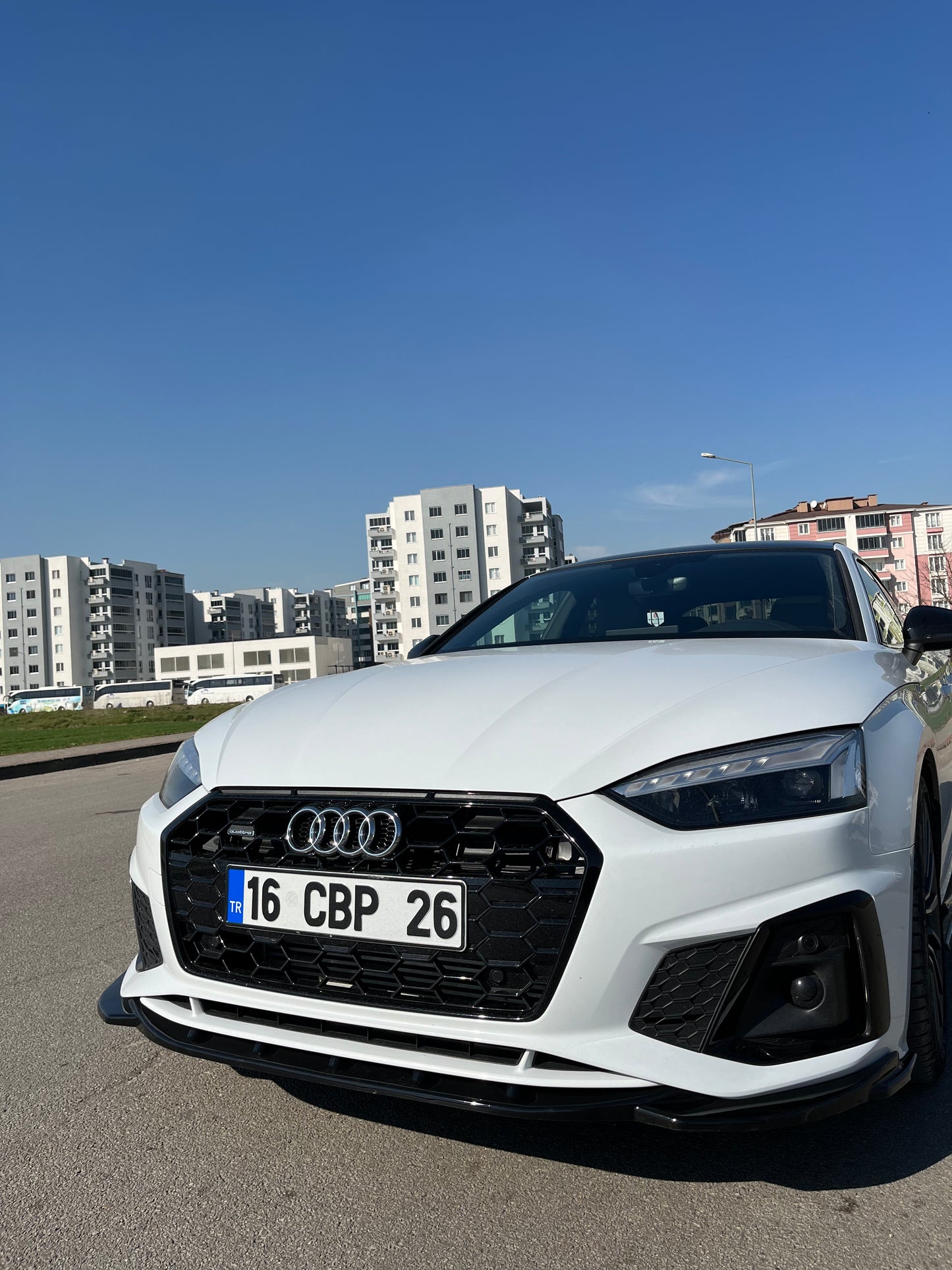 Splitter Anteriore AUDI A5 S-Line / S5 F5 Facelift 2019+ Con ABE TÜV