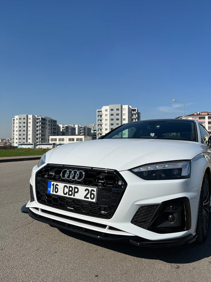 Splitter Anteriore AUDI A5 S-Line / S5 F5 Facelift 2019+ Con ABE TÜV