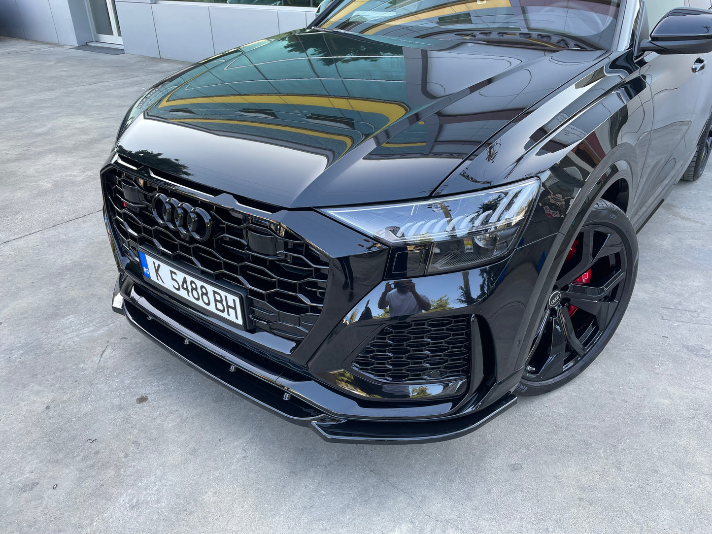 Front Splitter AUDI RS Q8 Mk1 2019+ With TÜV ABE 