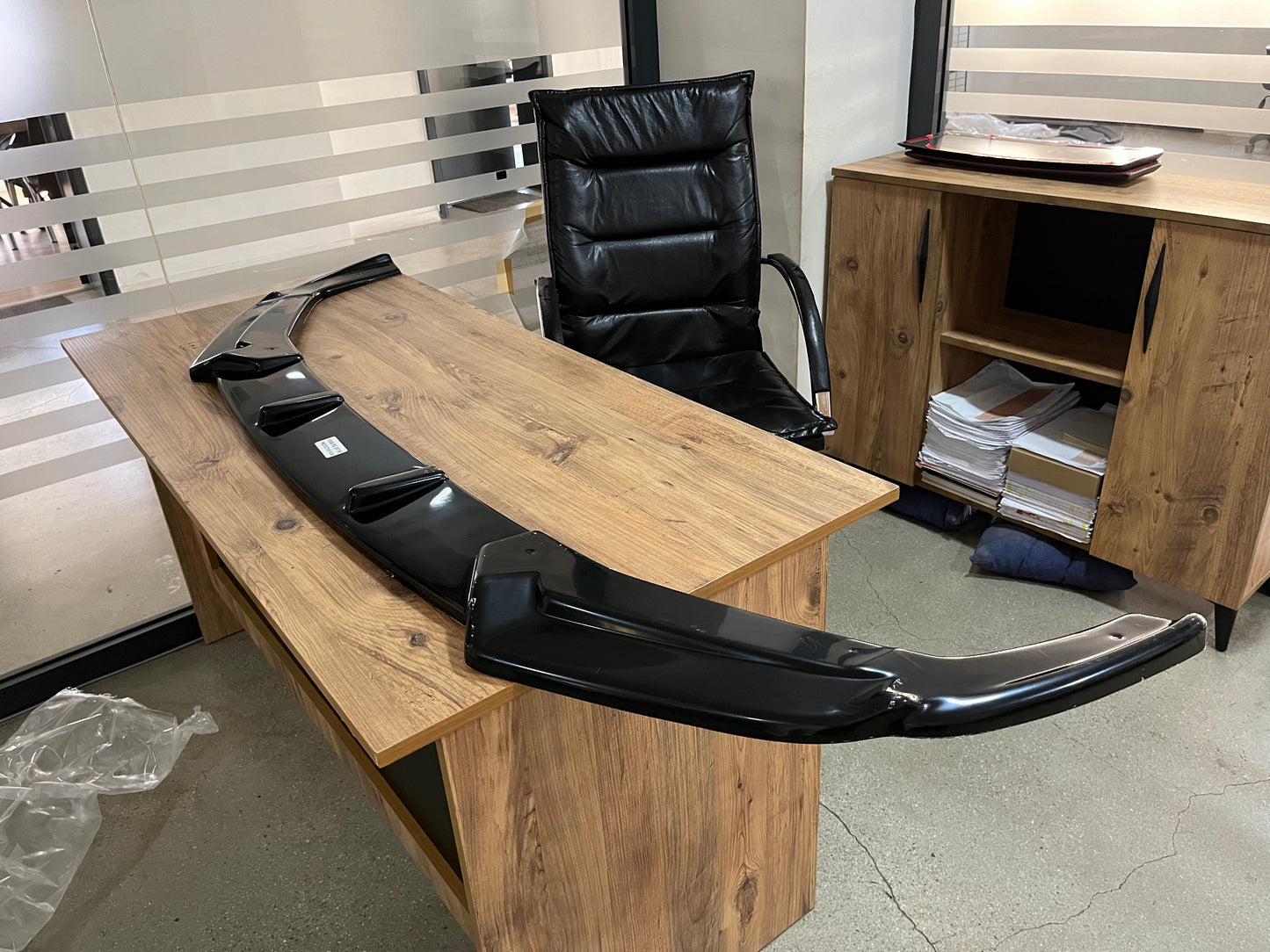 SPLITTER ANTERIORE COMPATIBILE PER AUDI RS6 C8 2019+