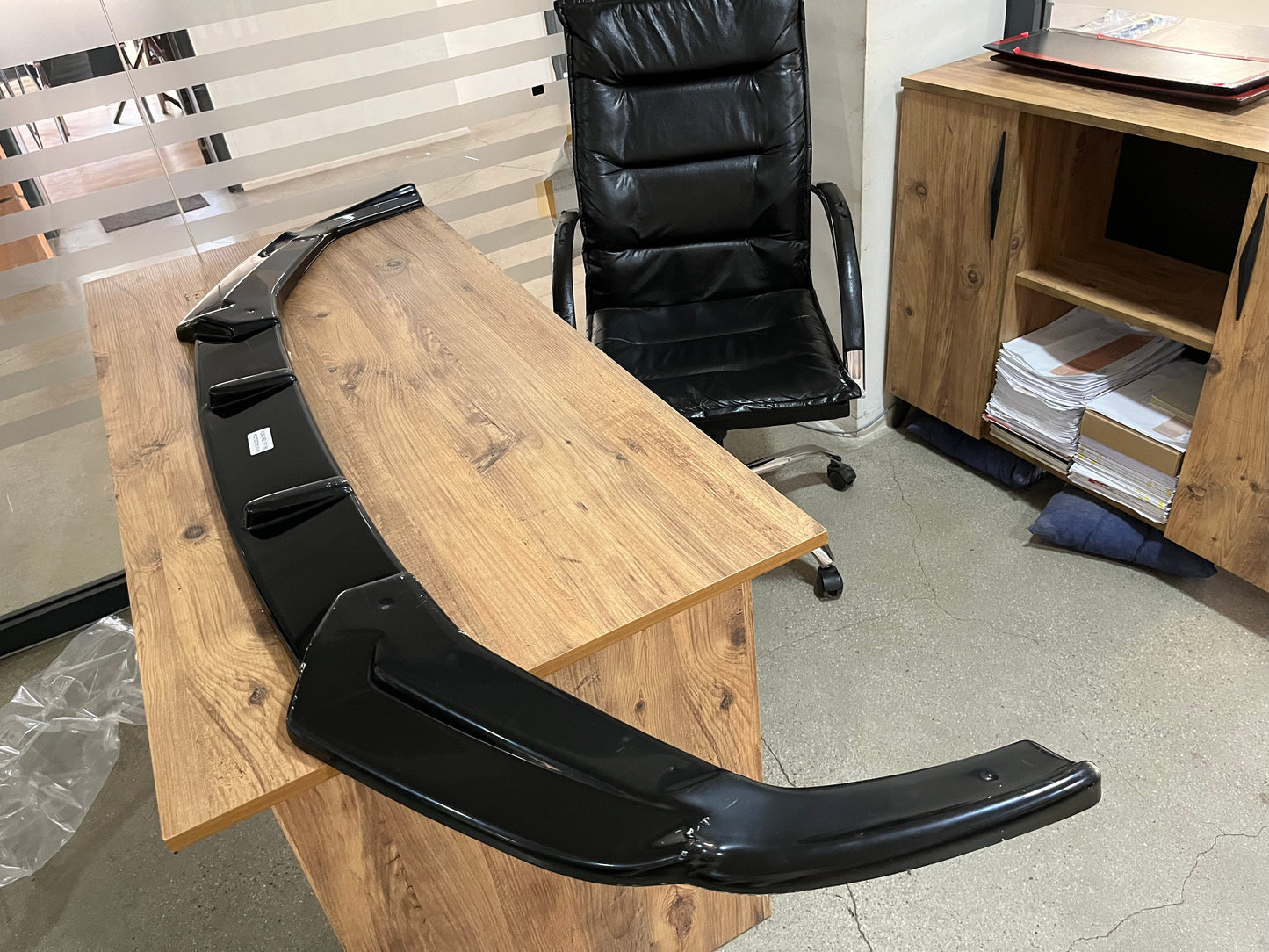 SPLITTER ANTERIORE COMPATIBILE PER AUDI RS6 C8 2019+