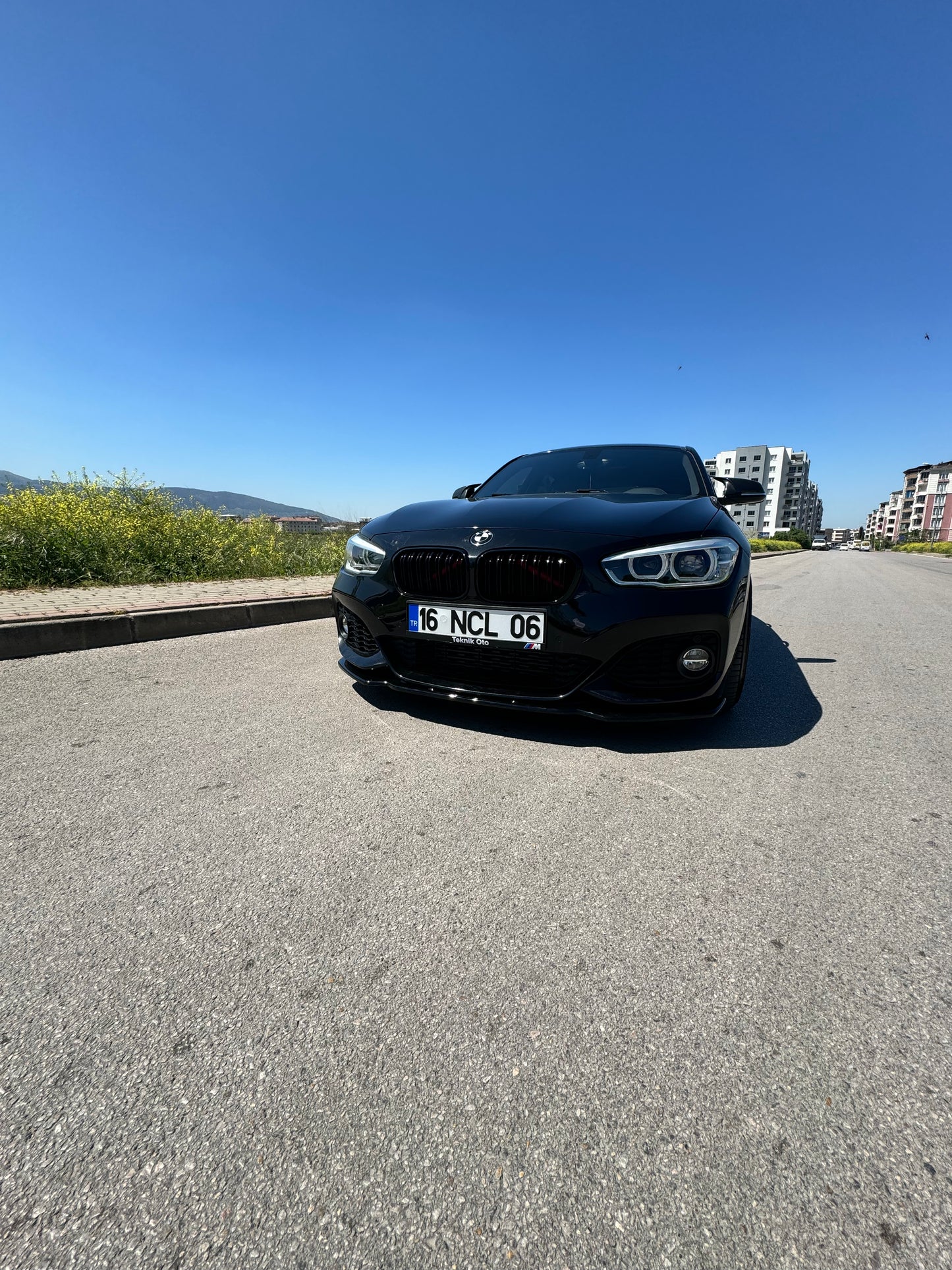 Splitter Anteriore BMW Serie 1 F20-F21 M-Power Facelift 2015-2019 Con ABE TÜV