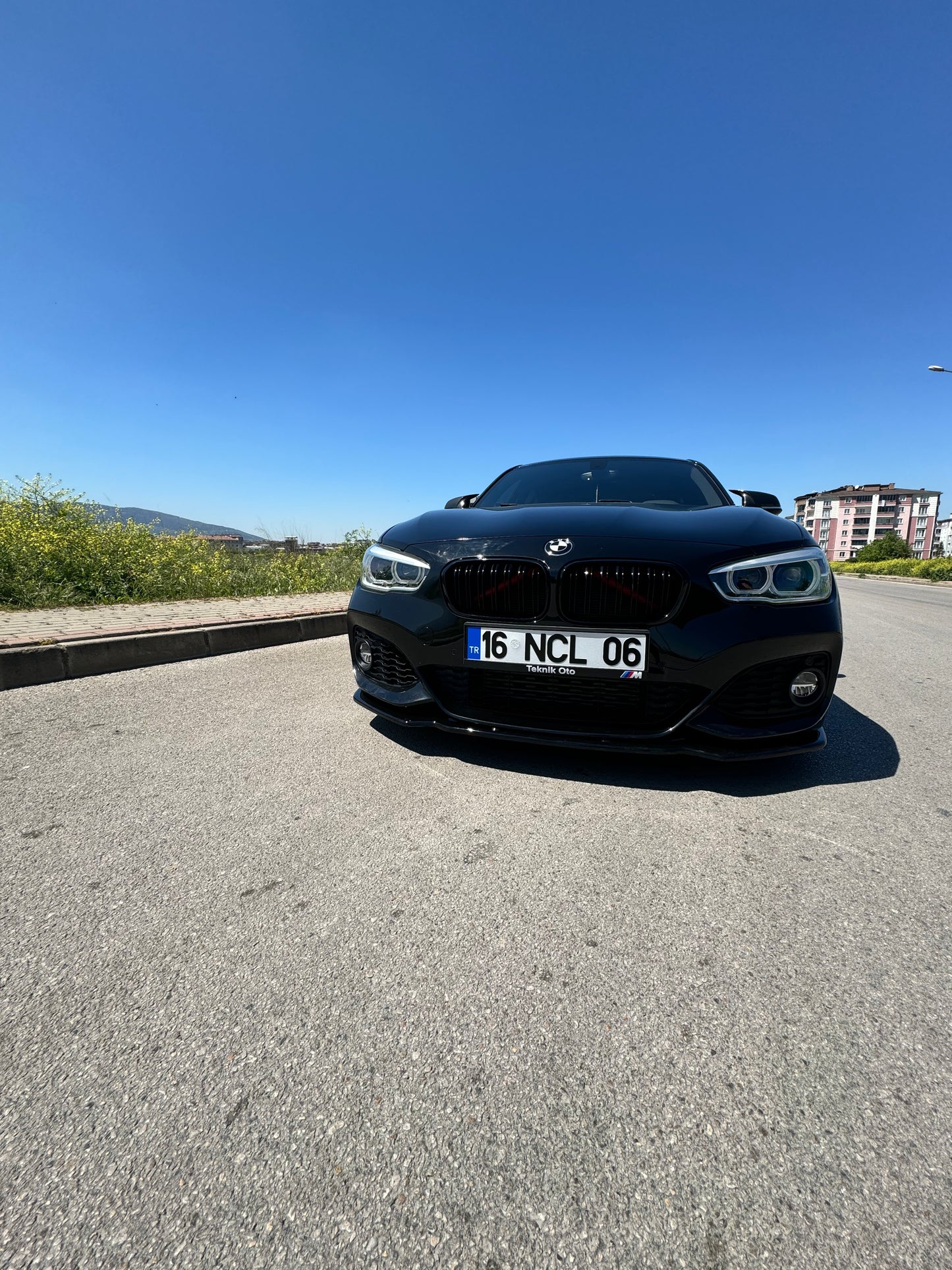 Splitter Anteriore BMW Serie 1 F20-F21 M-Power Facelift 2015-2019 Con ABE TÜV
