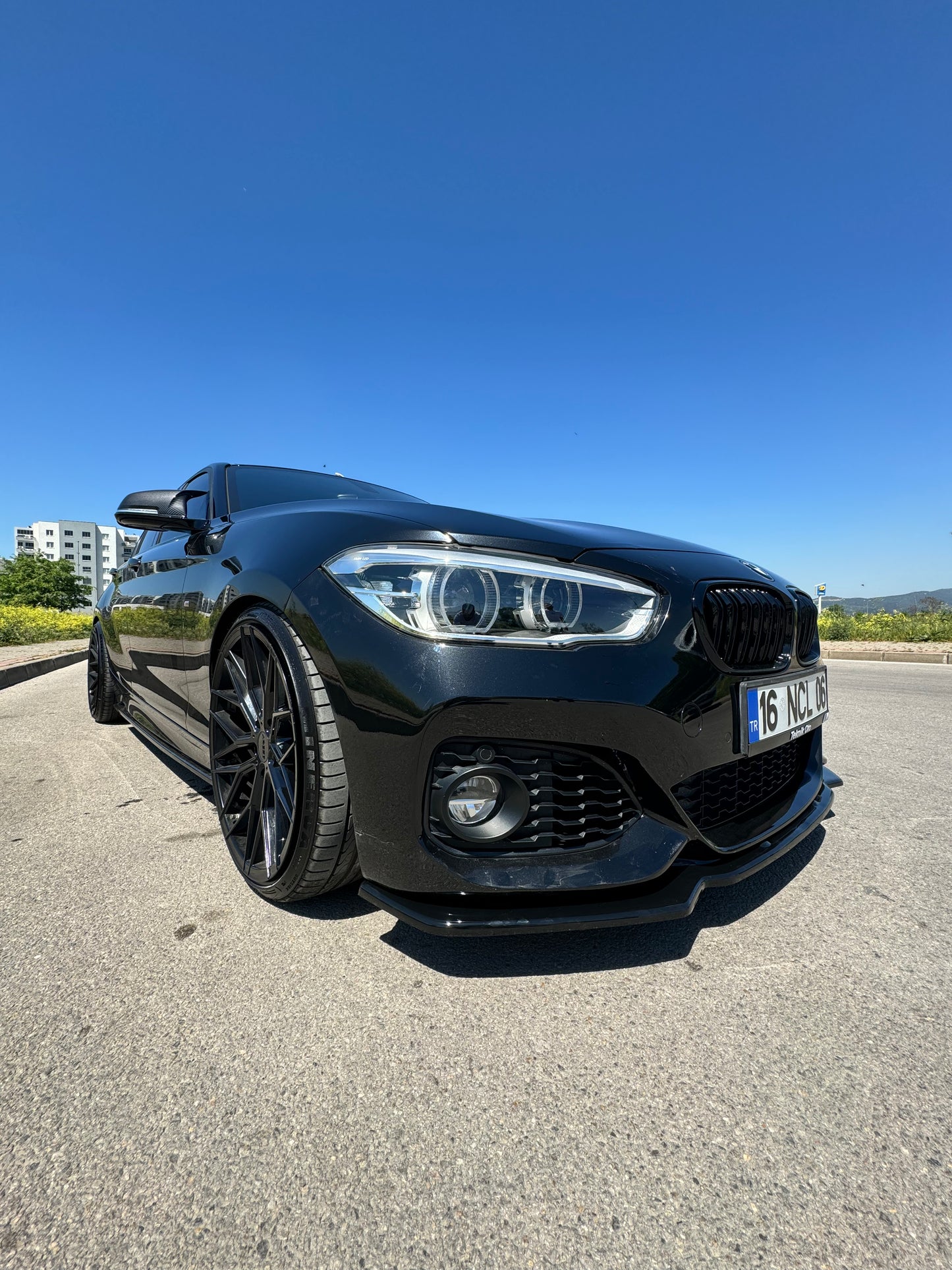 Splitter Anteriore BMW Serie 1 F20-F21 M-Power Facelift 2015-2019 Con ABE TÜV