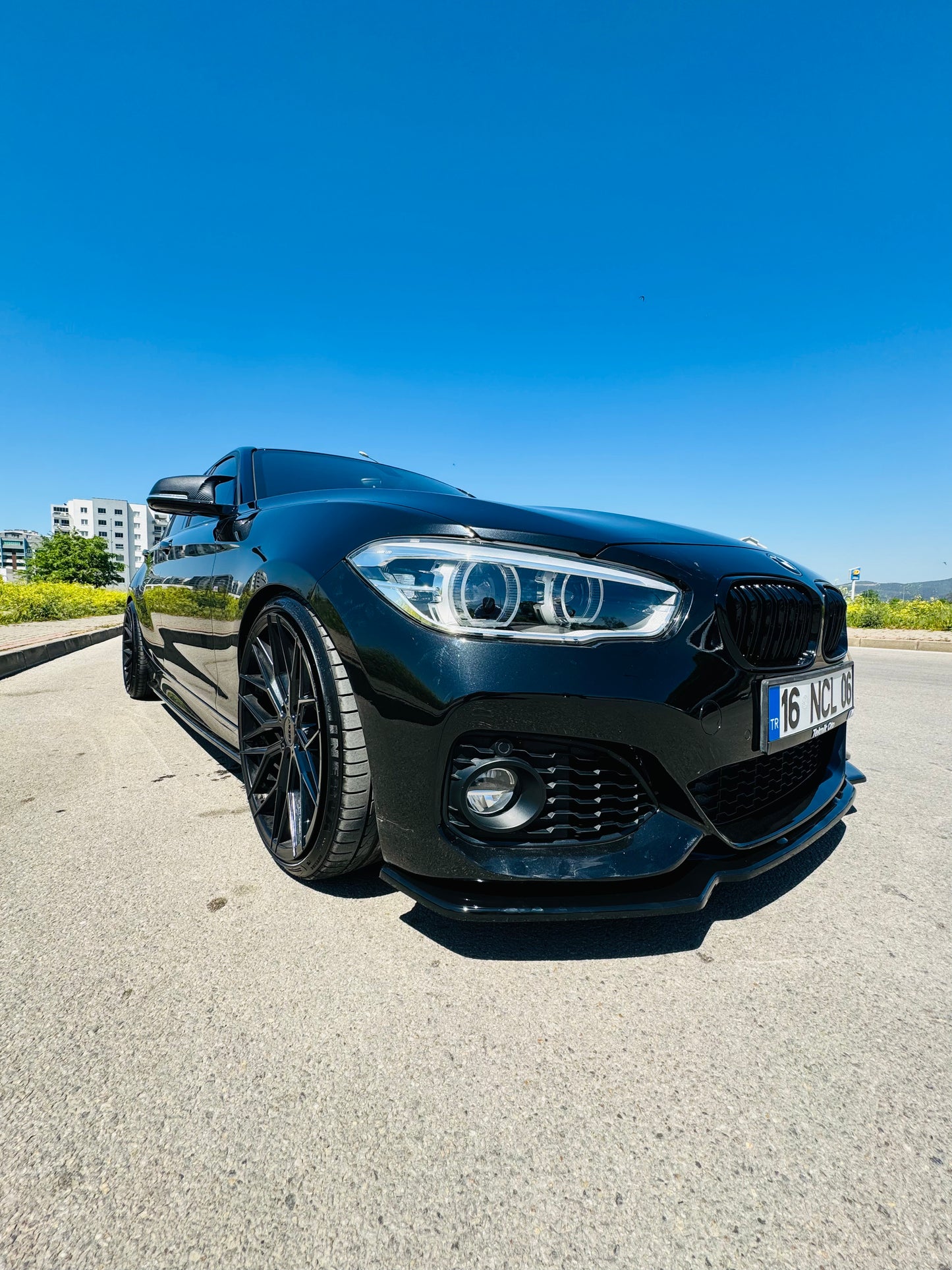 Splitter Anteriore BMW Serie 1 F20-F21 M-Power Facelift 2015-2019 Con ABE TÜV