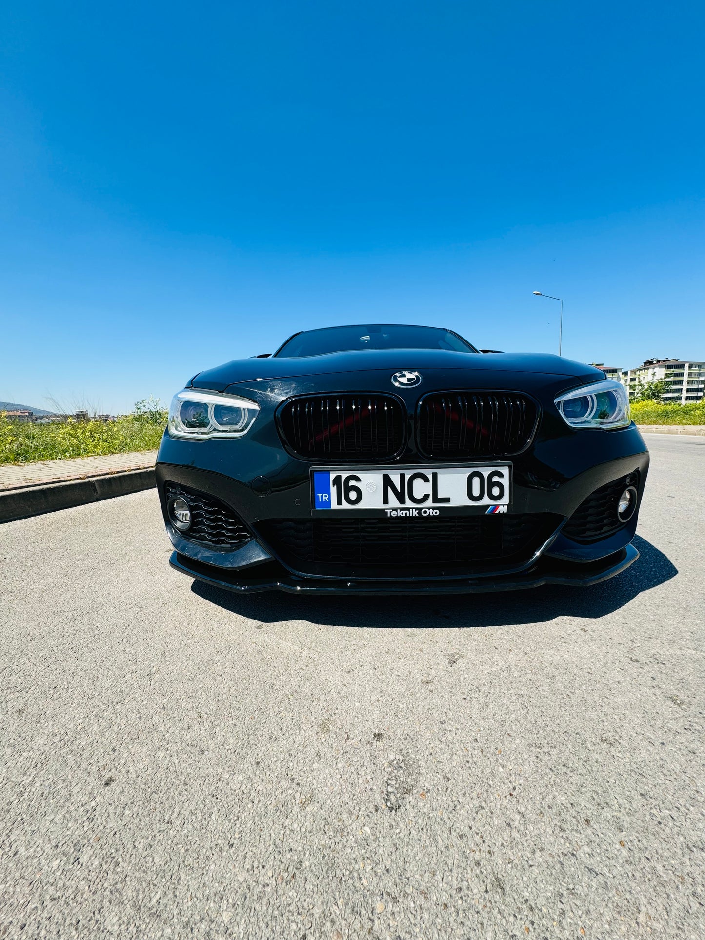 Splitter Anteriore BMW Serie 1 F20-F21 M-Power Facelift 2015-2019 Con ABE TÜV