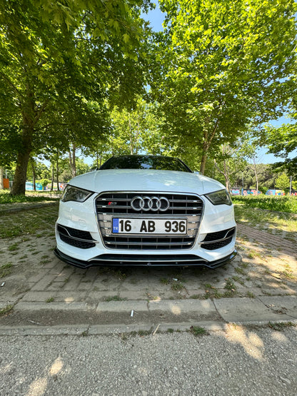 Front Splitter AUDI S3 8V (Sedan / Cabrio) 2013-2016 Without ABE TÜV 