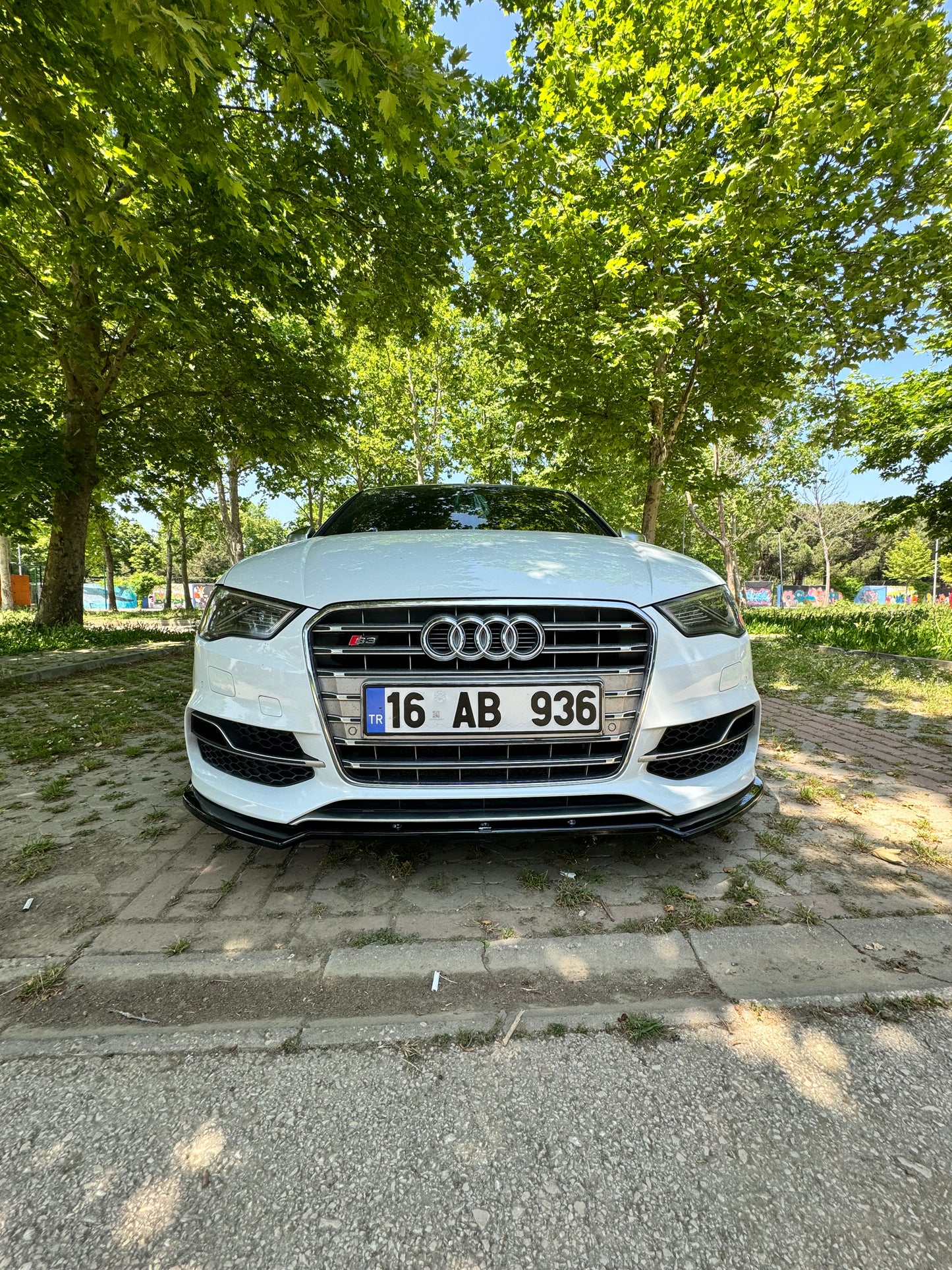 Front Splitter AUDI S3 8V (Sedan / Cabrio) 2013-2016 Without ABE TÜV 