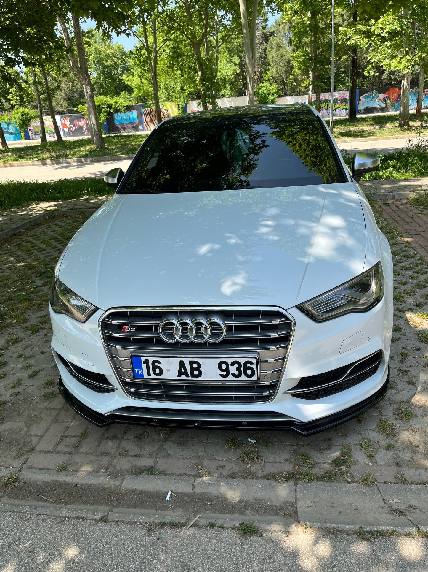 Front Splitter AUDI S3 8V (Sedan / Cabrio) 2013-2016 Without ABE TÜV 
